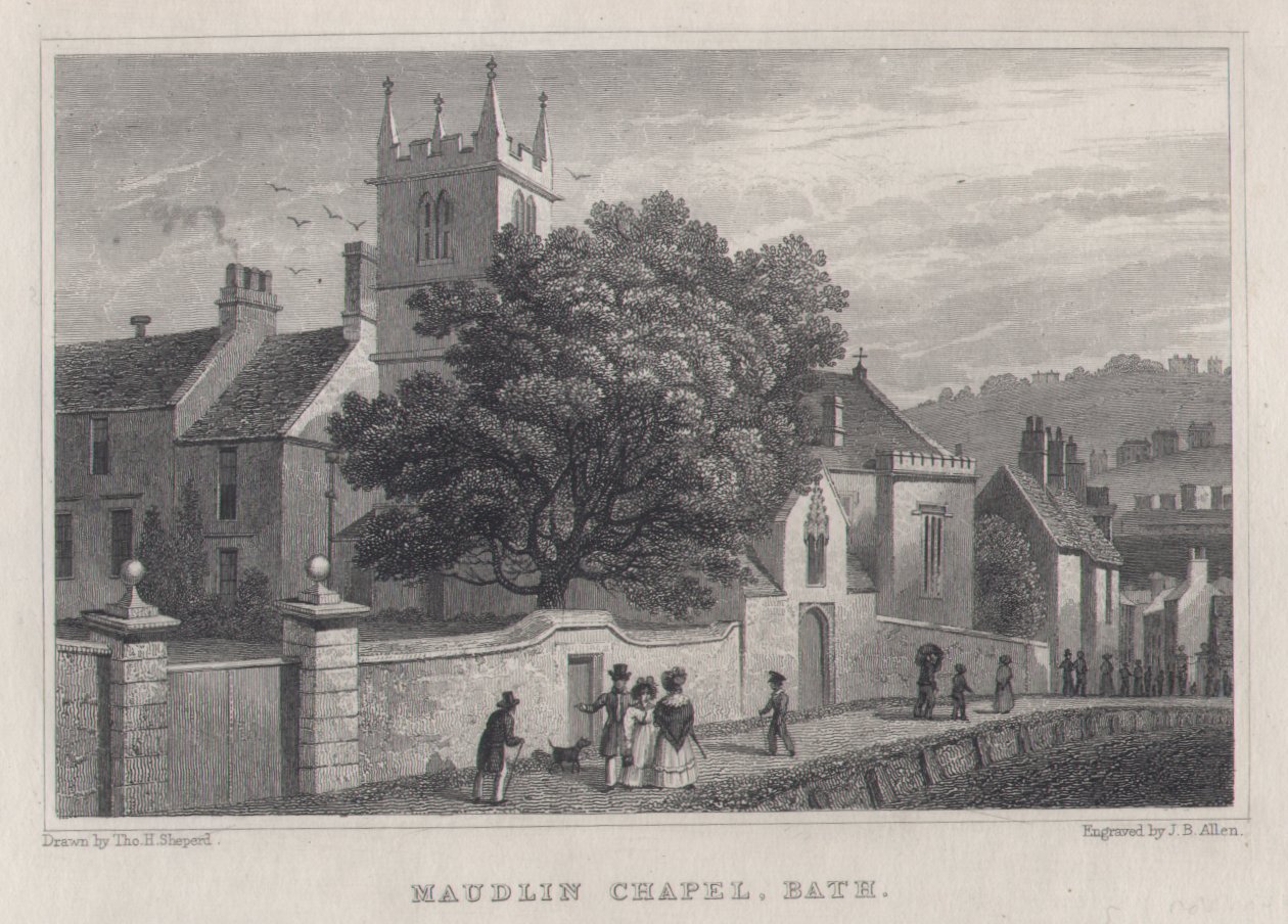 Print - Maudlin Chapel, Bath - Allen